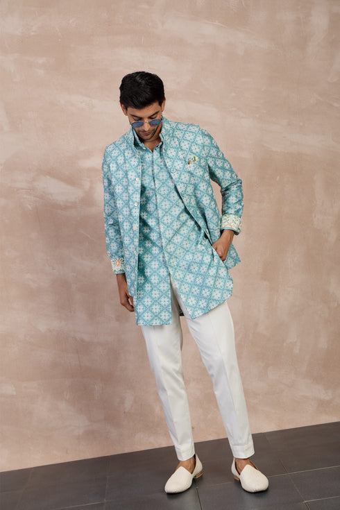 Kairos Nehru Jacket+FOE Set